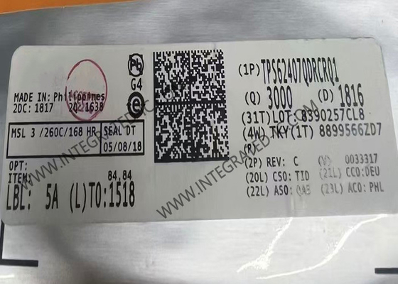 Chipe de circuito integrado TPS62407QDRCRQ1 VOUT fixa Regulador de comutação IC de dupla janela