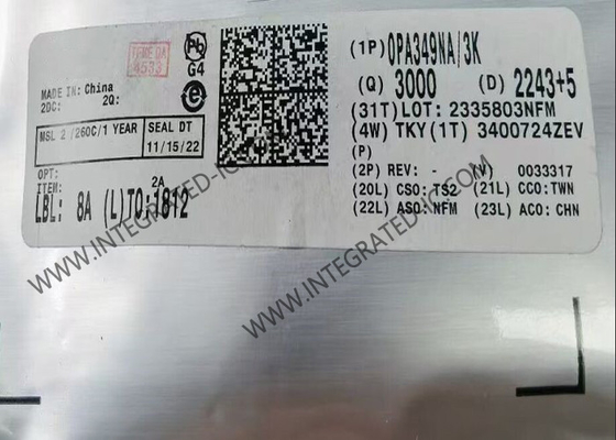 OPA349NA Chip de circuito integrado 70kHz Rail-To-Rail CMOS Amplificador operacional SOT-23-5
