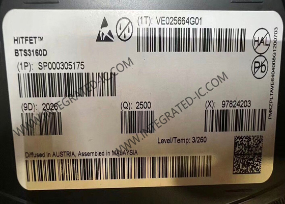 Chip de circuito integrado BTS3160D 10Ω Smart Low-Side Power Switch IC TO-252-5