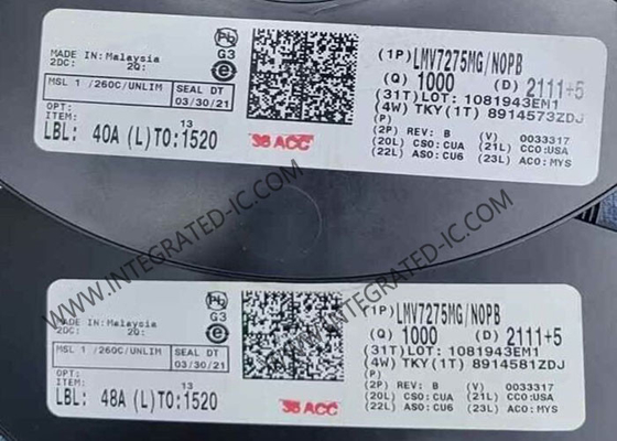 LMV7275MG Chip de circuito integrado Comparador de descarga aberta de baixa tensão