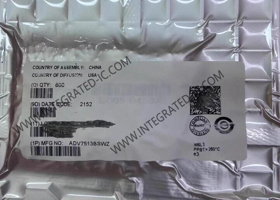 ADV7513BSWZ Chip de circuito integrado 165 MHz Transmissor HDMI de alto desempenho