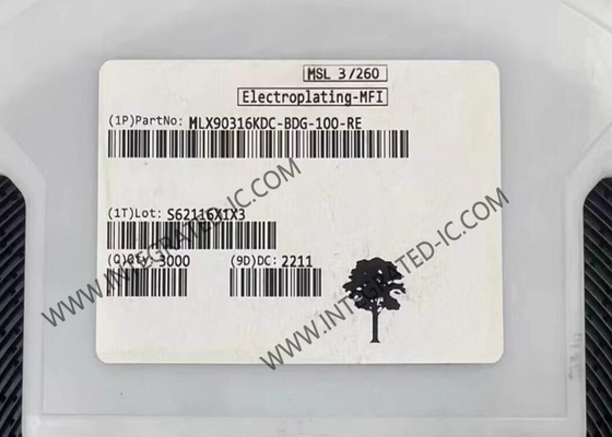 Sensor IC MLX90316KDC-BDG-100-RE Efeito Hall Sensor de posição rotativa IC 8-SOIC