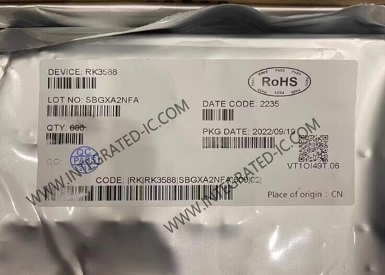Chip de circuito integrado RK3588 Sistema de propósito geral em chip com arquitetura ARM
