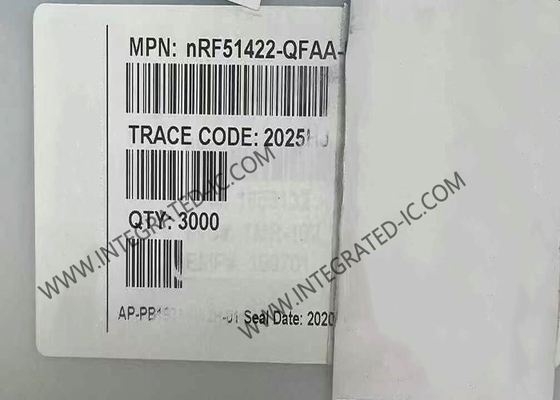 NRF51422-QFAA BT IC Multiprotocolo BT Baixa energia e 2.4GHz Sistema em chip