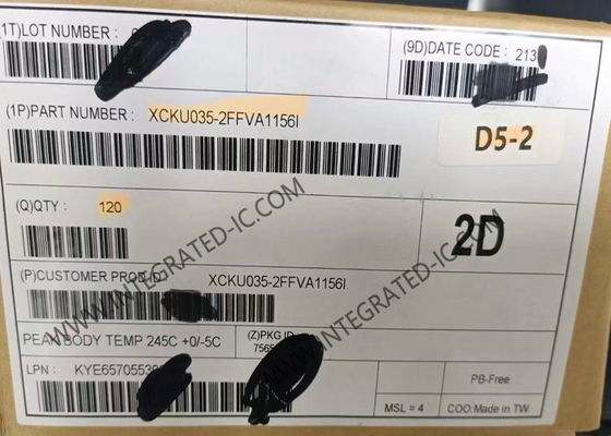 XCKU035-2FFVA1156I Array de portão programável de campo Kintex UltraScale FPGA IC FCBGA1156
