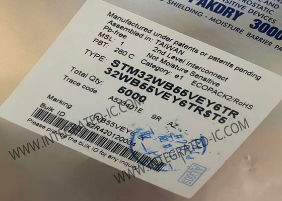 STM32WB55VEY6TR Microcontrolador MCU 2Mbps Multiprotocol Wireless 32Bit MCU WLCSP100