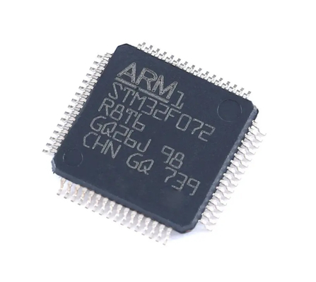 Braço Cortex-M0 MCU STM32F072R8T6 com 64 Kbytes da memória Flash processador central MCU de 48 megahertz