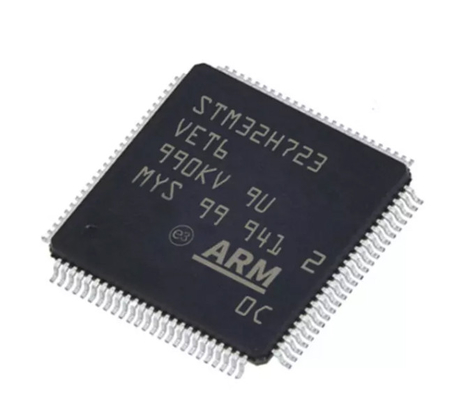Elevado desempenho MCU STM32H7 LQFP100 da microplaqueta STM32H723VET6 STM32 do circuito integrado