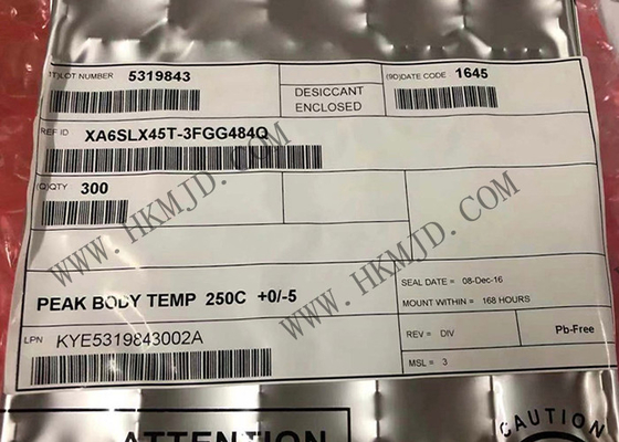 FBGA484 elevado desempenho automotivo da microplaqueta XA6SLX45T-3FGG484Q XA6SLX45T FPGA IC