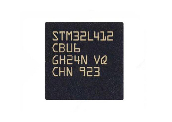 Microcontroladores IC STM32L412 da baixa potência de STM32L412CBU6TR até o flash 128KB
