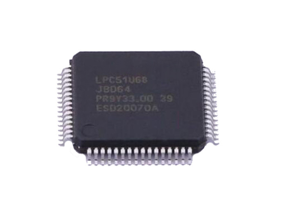 LPC51U68JBD64 integrado encaixou as microplaquetas LPC51U68 LQFP64 do ARM Cortex