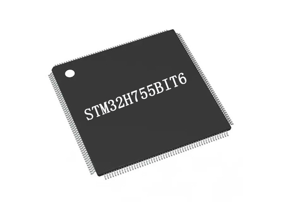 STM32H755BIT6 elevado desempenho DSP com memória Flash de IC 2MBytes do microcontrolador do DP FPU