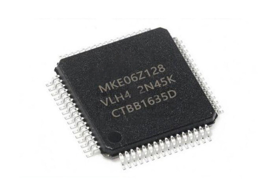 montagem de superfície de IC LQFP64 do microcontrolador do núcleo de 48MHz MKE06Z128VLH4 32Bit única