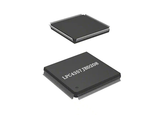 Microcontrolador de 32 bits IC da microplaqueta LPC4357JBD208 Dual Core 204MHz do circuito integrado
