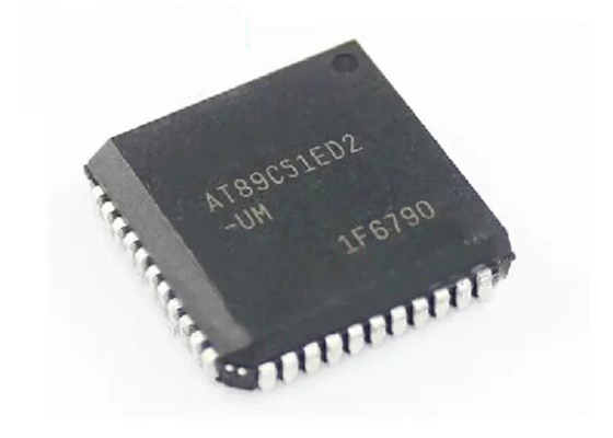 Microcontrolador instantâneo IC 60MHz PLCC44 da microplaqueta AT89C51ED2-SLSUM 8Bit do circuito integrado