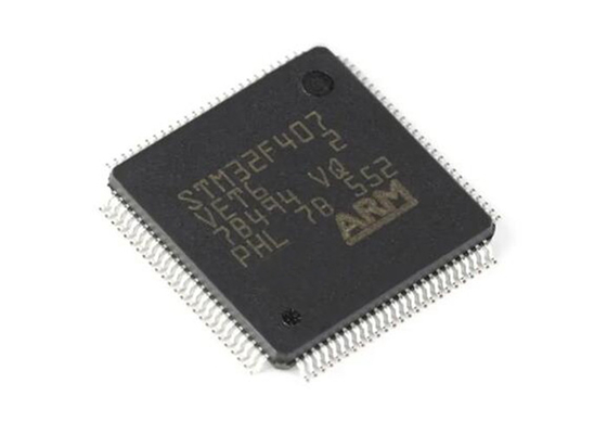 núcleo 100LQFP do córtice M4 do braço da microplaqueta STM32F407VET6 168MHz do circuito integrado 512Kbytes