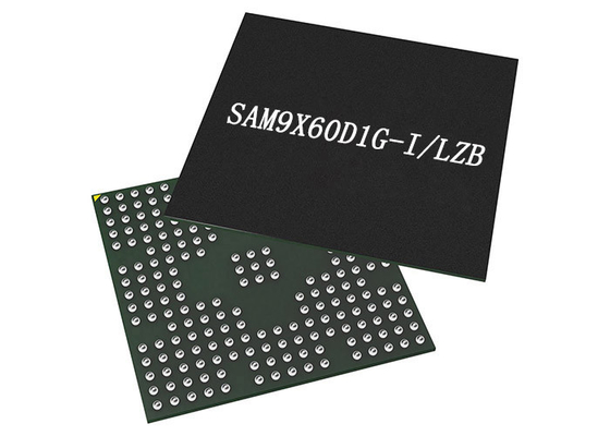 Microcontrolador MCU SAM9X60D1G-I/LZB 1 Gbit 600MHz IC de microprocessador