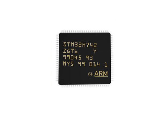Pacote de IC 144-LQFP do microcontrolador do microcontrolador MCU STM32H742ZGT6 do elevado desempenho