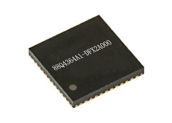Transceptor WQFN52 da camada física dos ethernet dos pares de IC 88Q4364A1-DFX2A000 dos ethernet único