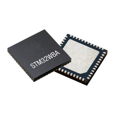 Pacote sem fio do transceptor CI BT V5.3 48-UFQFN de STM32WBA52CGU6 MCU 2.4GHz RF