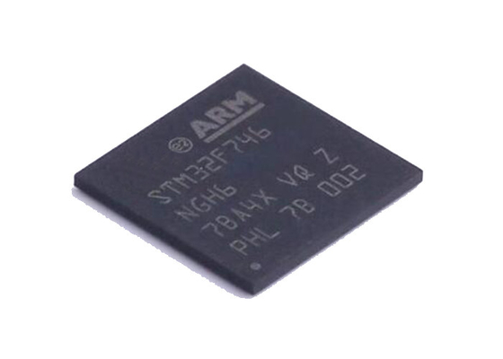O microcontrolador MCU STM32F746NGH6 encaixou o único núcleo dos microcontroladores 216TFBGA