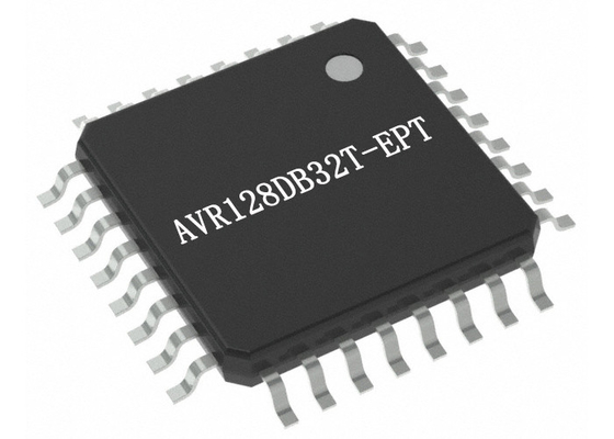Microcontrolador MCU IC do elevado desempenho 24MHz AVR128DB32T-E/PT 128KB AVR