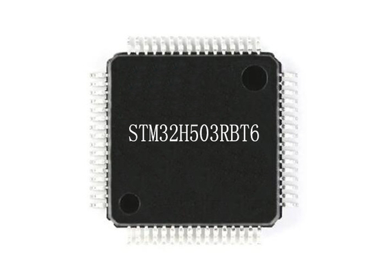 Flash de IC 128KB do microcontrolador do microcontrolador MCU STM32H503RBT6 LQFP64 250MHz