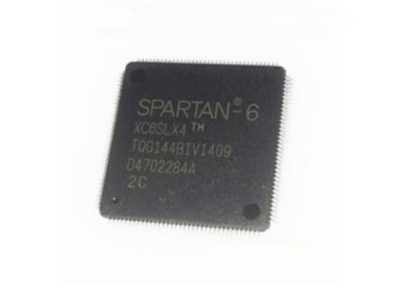 Array de portão programável de campo XC6SLX4-2TQG144C 144LQFP Spartan 6 LX FPGA Chips