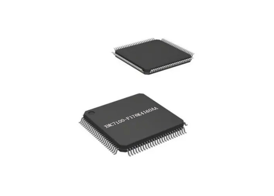 Microcontrolador de 32 bits de superfície IC da montagem XMC7100-F176K4160AA Dual Core 100MHz