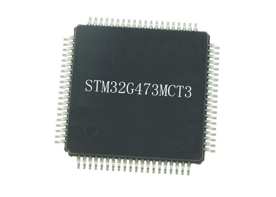 Microcontrolador 80-LQFP IC de 32 bits INSTANTÂNEO do microcontrolador MCU STM32G473MCT3