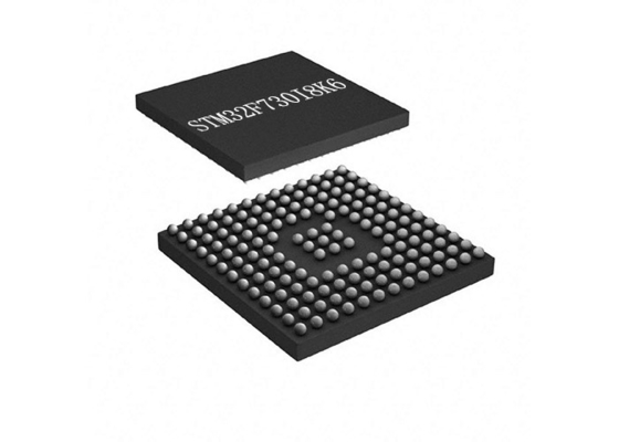 Microcontrolador IC do microcontrolador MCU 201UFBGA 32Bit do elevado desempenho STM32F730I8K6