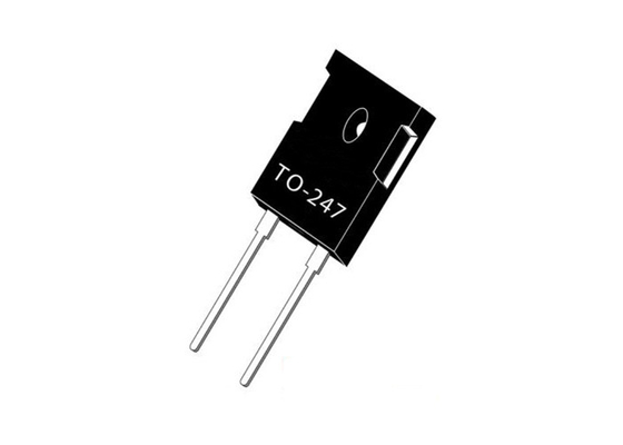 Diodos TO-247 dos retificadores de Schottky 1200V do carboneto de silicone dos diodos MSC015SDA120B únicos