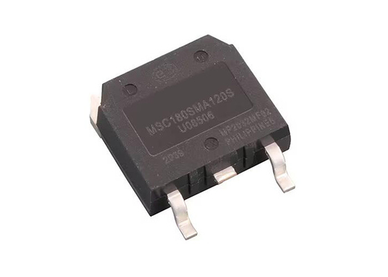 Microplaqueta do circuito integrado do MOSFET TO-268-3 dos transistor MSC180SMA120S do N-canal sic