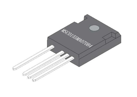 De silicone do carboneto MSC015SMA070B4 do N-canal microplaquetas dos transistor TO-247-4 IC do MOSFET sic