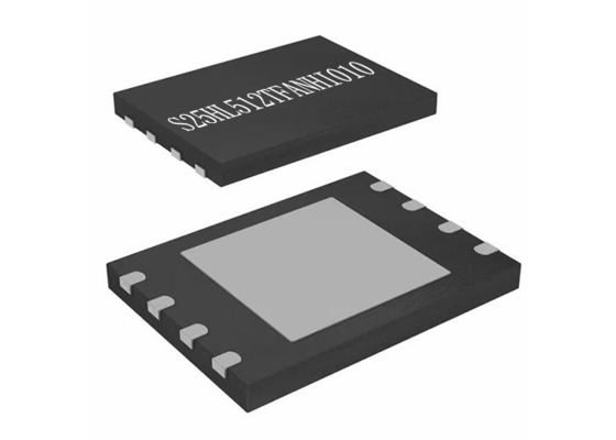 512Mbit FLASH do chip de memória S25HL512TFANHI010 166MHz NEM de IC 8-WDFN IC da memória microplaquetas