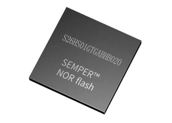 Microplaqueta 1Gbit do circuito integrado do chip de memória S26HS01GTGABHB020 NEM memória Flash IC