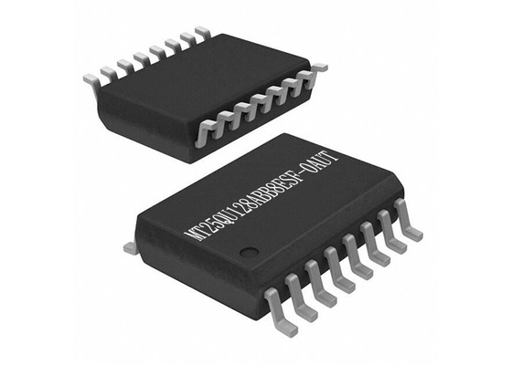 Microplaqueta 16-SOIC do circuito integrado da série NEM da memória Flash MT25QU128ABB8ESF-0AUT