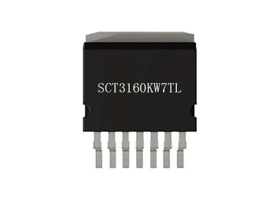 Transistor dos MOSFETs do N-canal da microplaqueta SCT3160KW7TL 17A do circuito integrado únicos