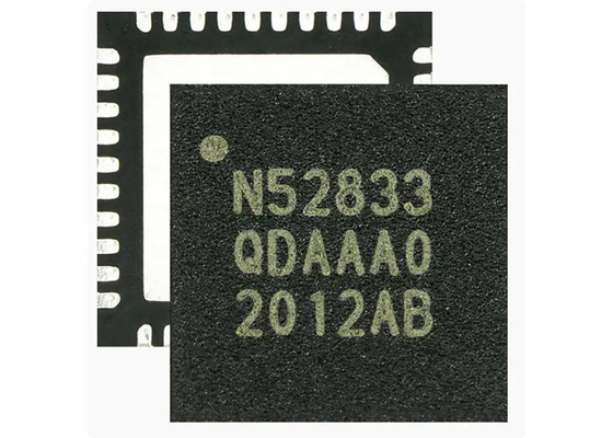NRF52833-QDAA-B-R7 BT IC RF e montagem sem fio da superfície do transceptor