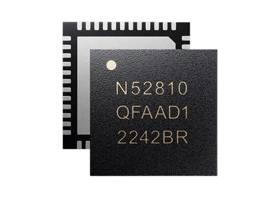 2,4 microplaqueta do sistema Qn A do transceptor NRF52810-QFAA-E-R 48-VFQFN RF do gigahertz