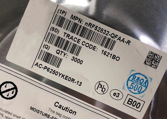 Sistema Multiprotocol do RF na microplaqueta NRF52832-QFAA-R NRF52832 BT Smart 2.4GHz SoC