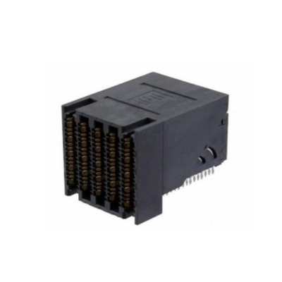 Conectores EBTF-6-12-2.0-S-RA-1-L-G 120POS ExaMAX Receptor de ângulo reto de plano de fundo