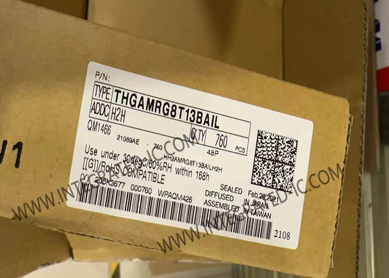 THGAMRG8T13BAIL Memória IC Chip 256Gbit NAND Memória IC FBGA-153 eMMC Flash Drives