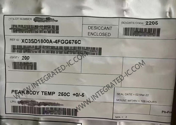 XC3SD1800A-4FGG676C MATOR DE GATE PROGRAMABILIDADE DE CAMPO FBGA-676 Spartan®-3A DSP FPGA IC