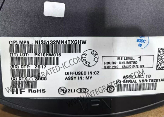 NIS5132MN4TXGHW Chipe de circuito integrado 12V 44Ω Fusão eletrônica DFN-10 Pacote