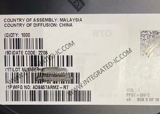 AD8657ARMZ Chip de circuito integrado Amplificador operacional de 18 V Amplificadores de precisão MSOP-8
