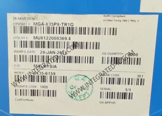 MGA-635P8-TR1G Módulo de Comunicação Sem Fio Amplificador Ultra Baixo Ruído Alta Linearidade Baixo Ruído