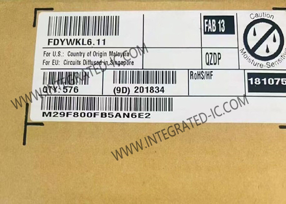 M29F800FB5AN6E2 Chip de IC de memória 8Mbit paralelo NOR Flash Memória incorporada TSOP-48