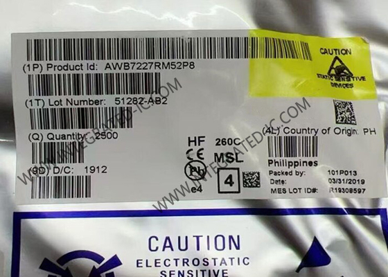 AWB7227RM52P8 Módulo de Comunicação Sem Fio Módulo de Amplificador de Potência de Célula Pequena de 4,5 V