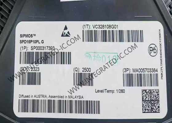 Chip de circuito integrado SPD15P10PL SIPMOS® Power-Transistor 100V MOSFETs de potência de canal P